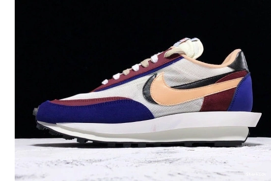 White Nike sacai Waffle BV0073-700 Blue LD 1114